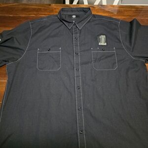 Harley-Davidson Black Casual Button-Down Shirt